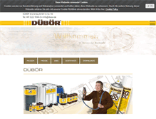 Tablet Screenshot of dubor.de